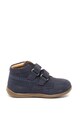 Kickers kids Ghete de piele nabuc, cu velcro Billy Baieti