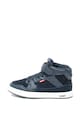 Kickers kids Pantofi sport mid-high cu insertii de piele intoarsa Gready Fete