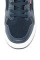 Kickers kids Gready középmagas szárú sneaker nyersbőr részletekkel Fiú