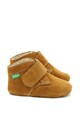 Kickers kids Botosei de piele intoarsa cu brant de blana sintetica Kickcho Baieti