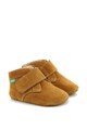 Kickers kids Botosei de piele intoarsa cu brant de blana sintetica Kickcho Fete