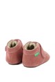 Kickers kids Botosei de piele intoarsa cu brant de blana sintetica Kickcho Fete