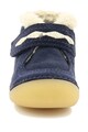 Kickers kids Ghete de piele intoarsa cu velcro Soetnic Baieti