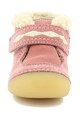 Kickers kids Ghete de piele intoarsa cu velcro Soetnic Fete