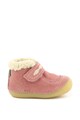 Kickers kids Ghete de piele intoarsa cu velcro Soetnic Fete