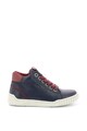 Kickers kids Pantofi port de piele, cu insertii textile Winley Fete