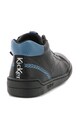 Kickers kids Pantofi sport de piele, cu insertii textile Winley Fete