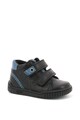 Kickers kids Pantofi sport mid-hi de piele Wip Baieti