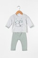 United Colors of Benetton Set de pantaloni si bluza cu imprimeu Baieti