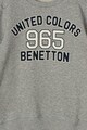 United Colors of Benetton Bluza sport cu imprimeu logo Baieti