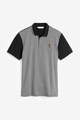 NEXT Tricou polo cu model houndstooth Barbati