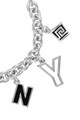 DKNY Bratara cu talismane logo Femei