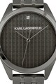 Karl Lagerfeld Кварцов часовник с релеф Мъже