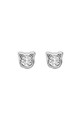 Karl Lagerfeld Ródium bevonatú fülbevaló Swarovski® kristályokkal női