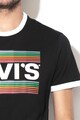 Levi's Tricou cu imprimeu logo si decolteu la baza gatului Barbati