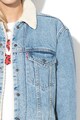 Levi's Jacheta de denim cu captuseala din material teddy Ex-Boyfriend Femei