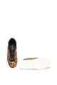 Karen Millen Pantofi spot de piele cu par scurt, cu animal print Frida Femei