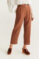 Mango Pantaloni crop cu croiala dreapta Lourdes Femei