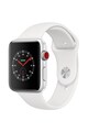 Apple Watch 3, GPS, Cellular, Carcasa Silver Aluminium 42mm, White Sport Band Femei