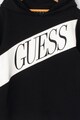 GUESS JEANS Kapucnis pulóver hímzett logóval Fiú