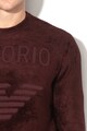 Emporio Armani Пуловер с овално деколте и лого Мъже