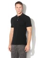 Emporio Armani Tricou polo cu slituri laterale la terminatie Barbati