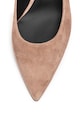 Furla Eva törpesarkú nyersbőr cipő fém kiegészítővel női