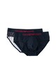 Emporio Armani Underwear Слипове с лого на талията, 2 чифта Мъже