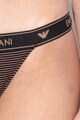 Emporio Armani Underwear Раирана танга с еластична талия с лого Жени