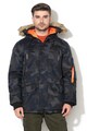 Geographical Norway Geaca cu vatelina si model camuflaj Arnold Barbati