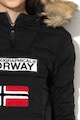 Geographical Norway Belinda bebújós télikabát levehető műszőrme szegéllyel női