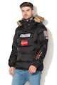 Geographical Norway Geaca fara inchidere, cu aplicatie logo Bilboquet Barbati