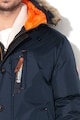 Geographical Norway Darwin kapucnis dzseki levehető műszőrme szegéllyel férfi