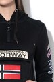 Geographical Norway Hanorac cu fermoar si logo Gymclass Femei