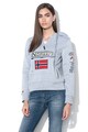 Geographical Norway Gymclass kapucnis cipzáros pulóver logóval női