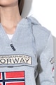 Geographical Norway Суитшърт Gymclass с качулка и цип Жени