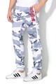 Geographical Norway Pantaloni sport cu imprimeu camuflaj si croiala conica Metal Barbati