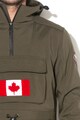 Canadian Peak Jacheta cu gluga si captuseala din fleece, fara inchidere Tokano Barbati