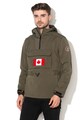 Canadian Peak Jacheta cu gluga si captuseala din fleece, fara inchidere Tokano Barbati