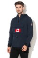 Canadian Peak Jacheta cu gluga si captuseala din fleece, fara inchidere Tokano Barbati