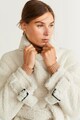 Mango Palton din blana shearling sintetica Fuzzy Femei