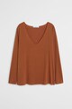 VIOLETA BY MANGO Bluza din tricot fin cu decolteu en-coeur Fabiola Femei