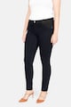 VIOLETA BY MANGO Blugi slim fit cu segmente elastice contrastante Felicity Femei