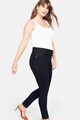 VIOLETA BY MANGO Blugi slim fit cu segmente elastice contrastante Felicity Femei