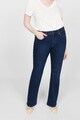 VIOLETA BY MANGO Blugi bootcut cu talie medie Martha Femei