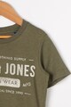 Jack & Jones Tricou cu decolteu la baza gatului si imprimeu logo Jeans Baieti