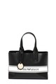 Emporio Armani Tote fazonú műbőr táska logós mintával női