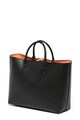 Emporio Armani Geanta shopper reversibila, de piele ecologica, cu logo perforat Femei