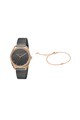 Esprit Комплект часовник и гривна от инокс Жени