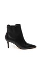 GUESS Botine Chelsea de piele cu varf ascutit si toc kitten Femei